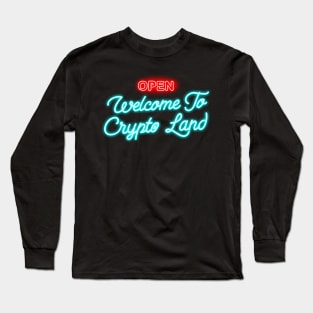 crypto land Long Sleeve T-Shirt